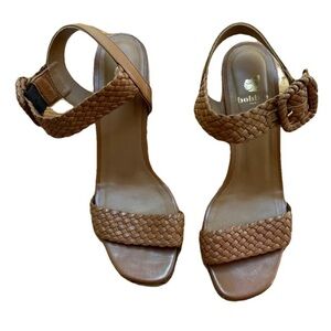 Gently used tan sandals